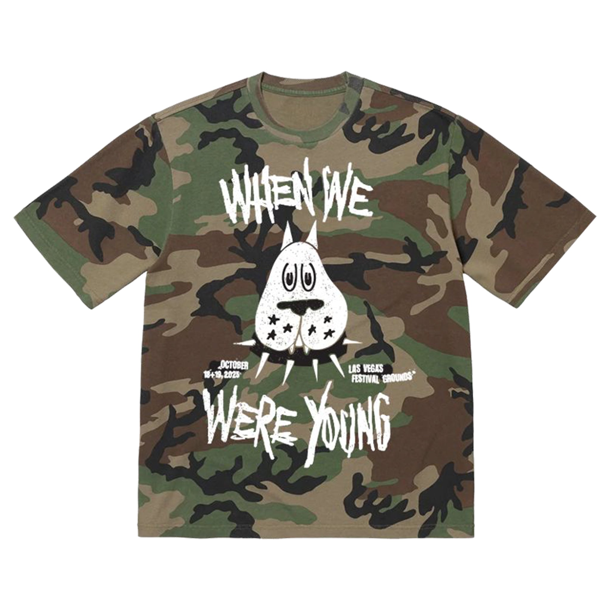 Camo Dog Lineup Tee