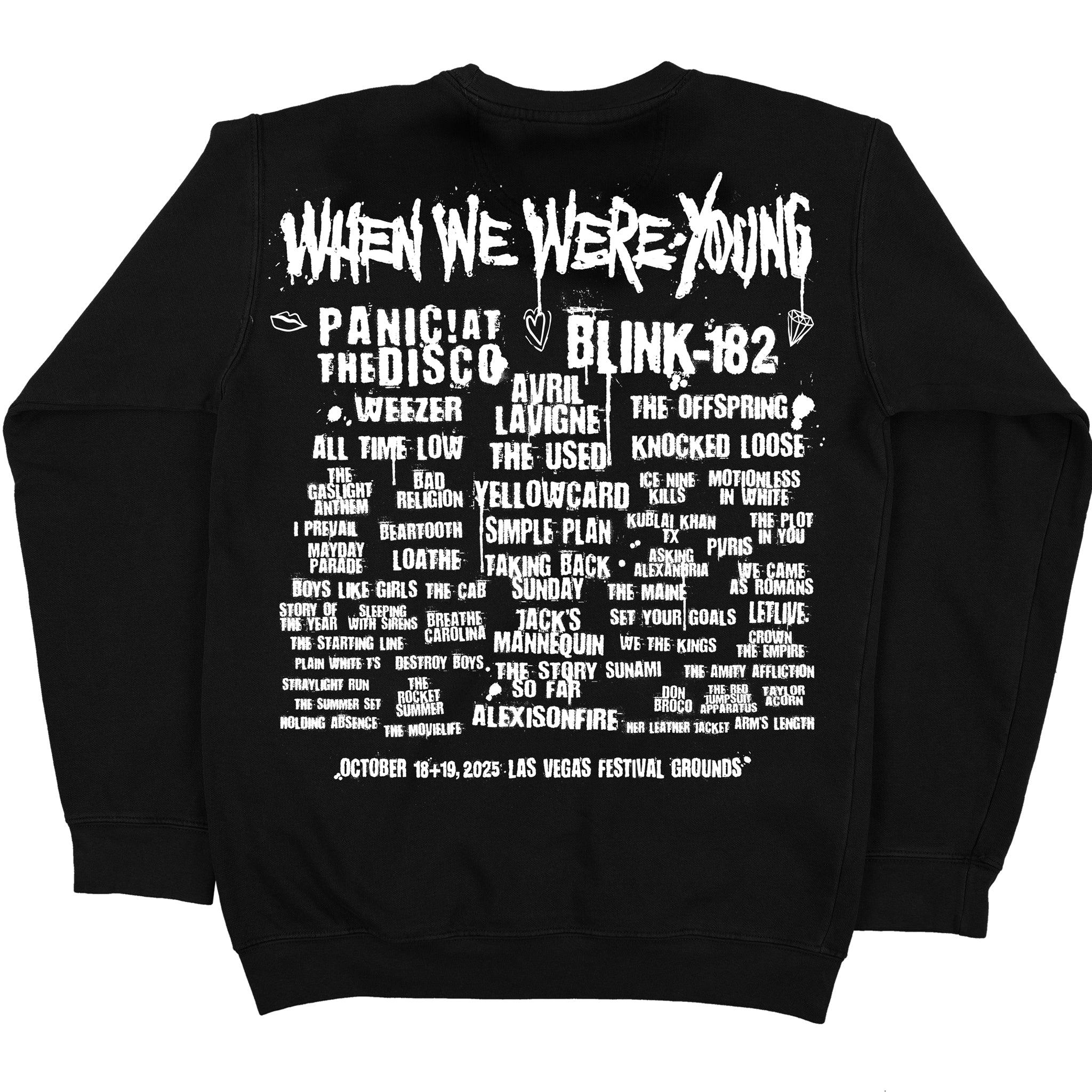 Screaming Rat Lineup Crewneck Sweatshirt